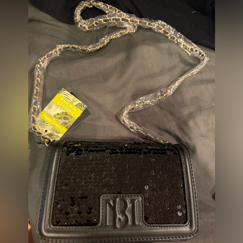 Badgley Mischka sequin crossbody